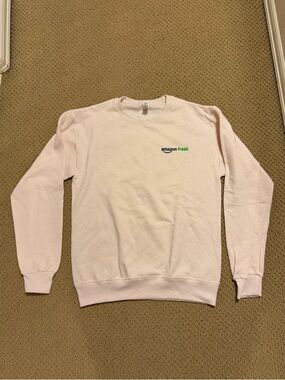 Amazon Fresh Employee Crew Neck Sweater Pullover Long Sleeve (Men’s Small) NEW